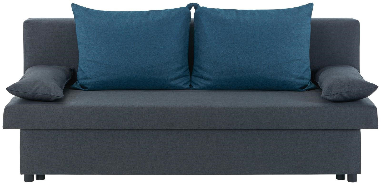 SOFA LEŽAJ  - crna, Dizajnerski, tekstil/plastika (192/82/82cm) - Ti'me