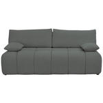 BOXSPRINGSOFA in Chenille Dunkelgrün  - Dunkelgrün/Schwarz, MODERN, Kunststoff/Textil (210/72/105cm) - Cantus