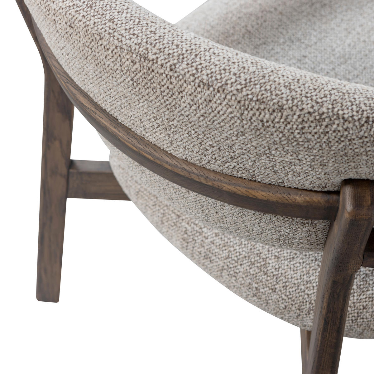 SESSEL in Webstoff Braun  - Braun, Design, Holz/Textil (68/76/75cm) - Livetastic