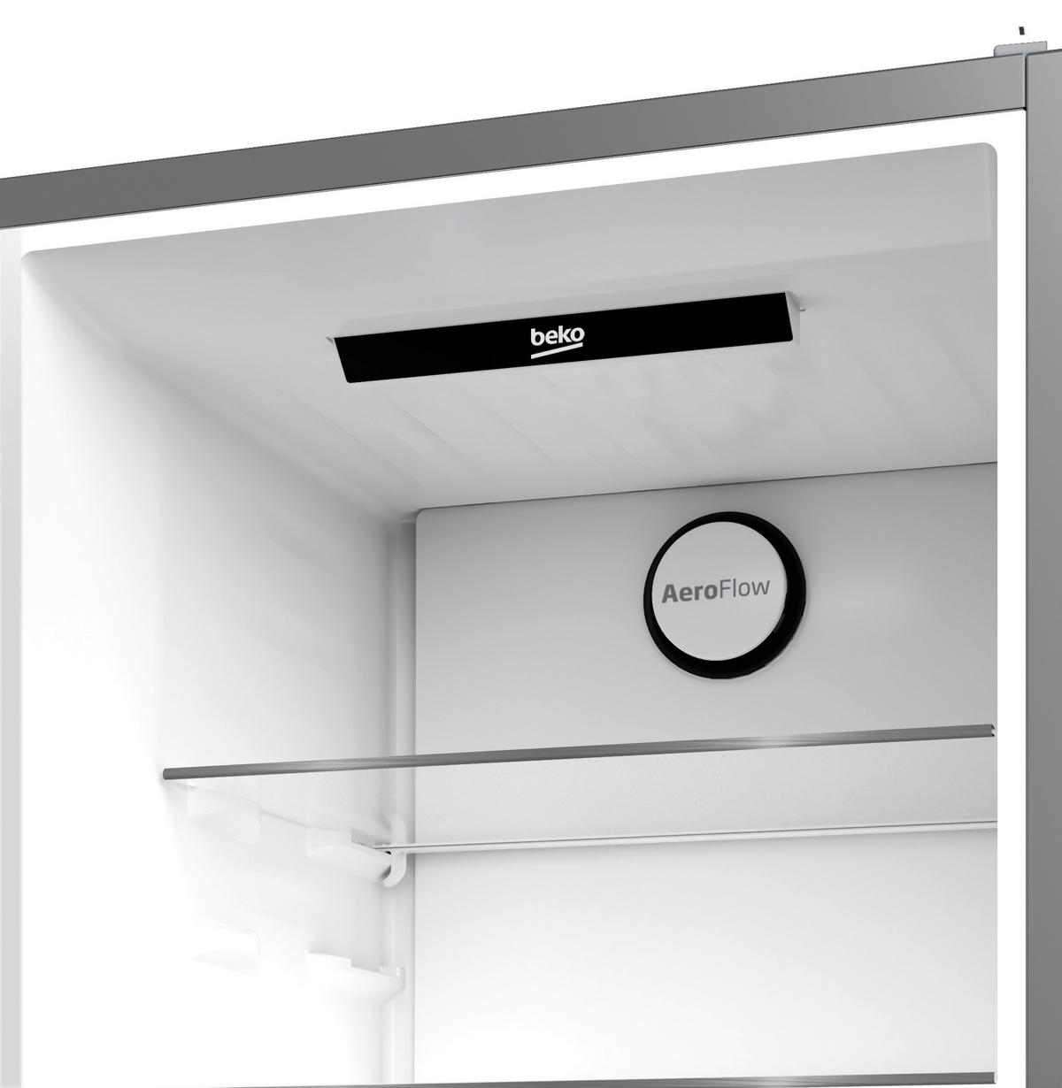 KÜHL-GEFRIER-KOMBINATION KG530  - Grau, Kunststoff/Metall (59,5/186,5/66,3cm) - Beko
