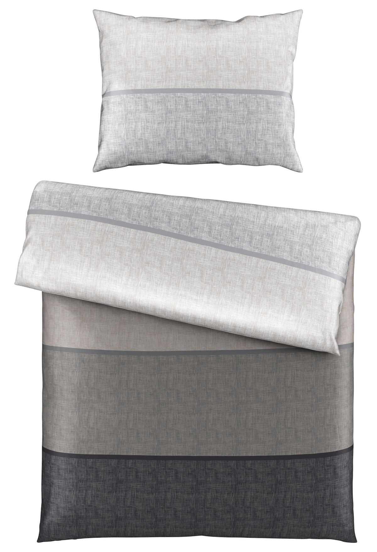 ÁGYNEMŰHUZAT-GARNITÚRA 140/200 cm  - szürke, Konventionell, textil (140/200cm) - Bio:Vio