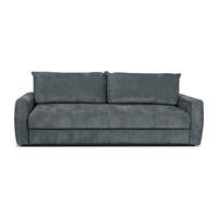 SCHLAFSOFA Chenille Dunkelgrau  - Dunkelgrau, Design, Textil (238/90/116cm) - Livetastic