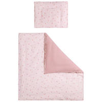 BABYBETTWÄSCHE Musselin Flora Musselin 80/80 cm  - Rosa, Basics, Textil (80/80cm) - Patinio
