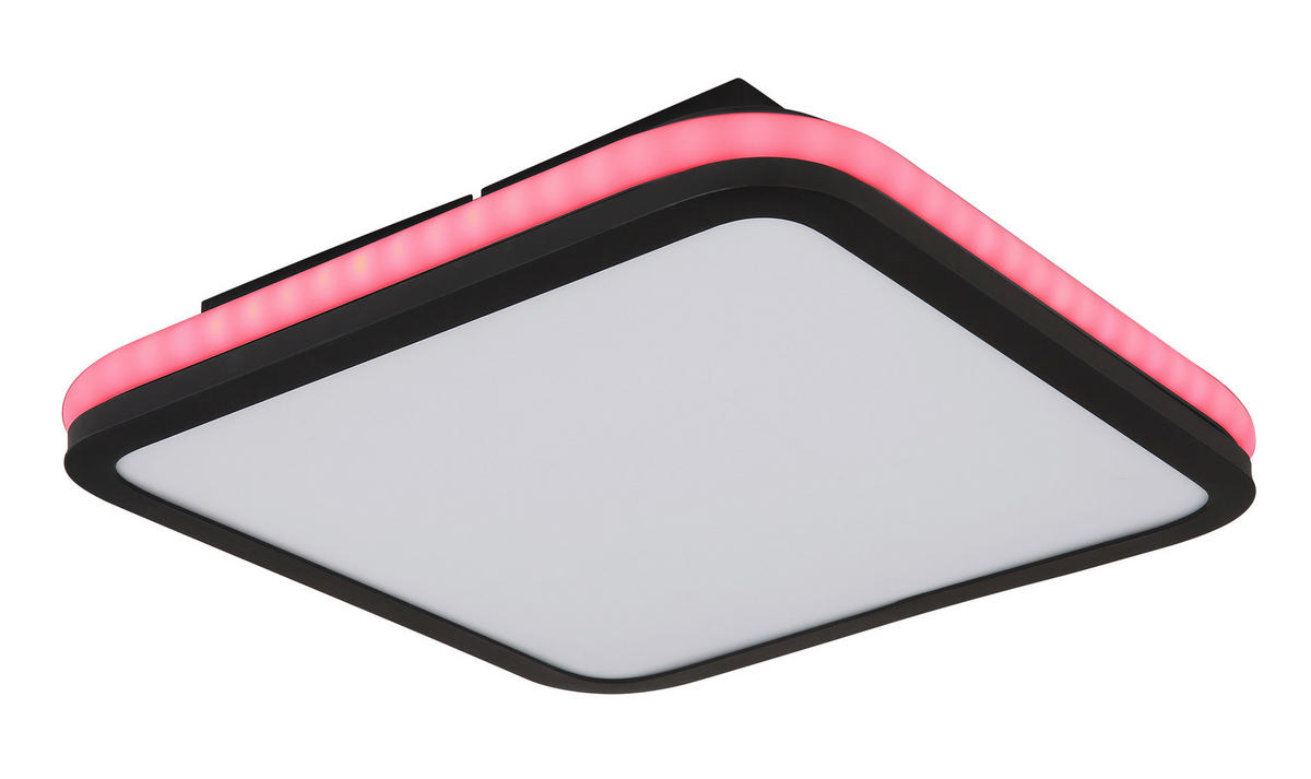 LED SVJETILJKA STROPNA JAXXI  - crna/opalna, Basics, metal/plastika (35,5/35,5/7cm)