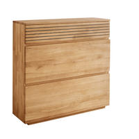 SCHUHKIPPER  in 110/105/35 cm  - Eichefarben, Natur, Holz (110/105/35cm) - Linea Natura