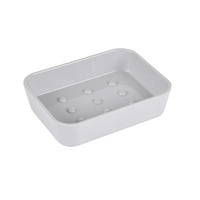 POSUDA ZA SAPUN  svetlosiva  plastika  - svetlosiva, Osnovno, plastika (11,9/2,3/8,9cm) - Homeware