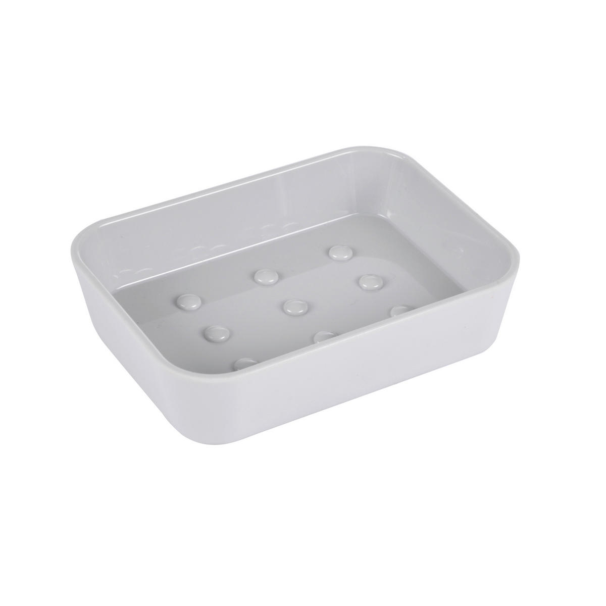 POSUDA ZA SAPUN  svetlosiva  plastika  - svetlosiva, Osnovno, plastika (11,9/2,3/8,9cm) - Homeware