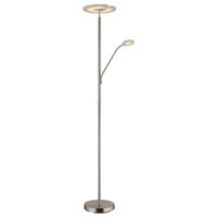 LED SVJETILJKA PODNA STANFORD  - bijela/boje nikla, Design, metal/plastika (30/180cm) - Globo