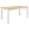 ESSTISCH in Holzwerkstoff 160/90/75 cm  - Weiss/Eichefarben, Konventionell, Holzwerkstoff (160/90/75cm) - MID.YOU