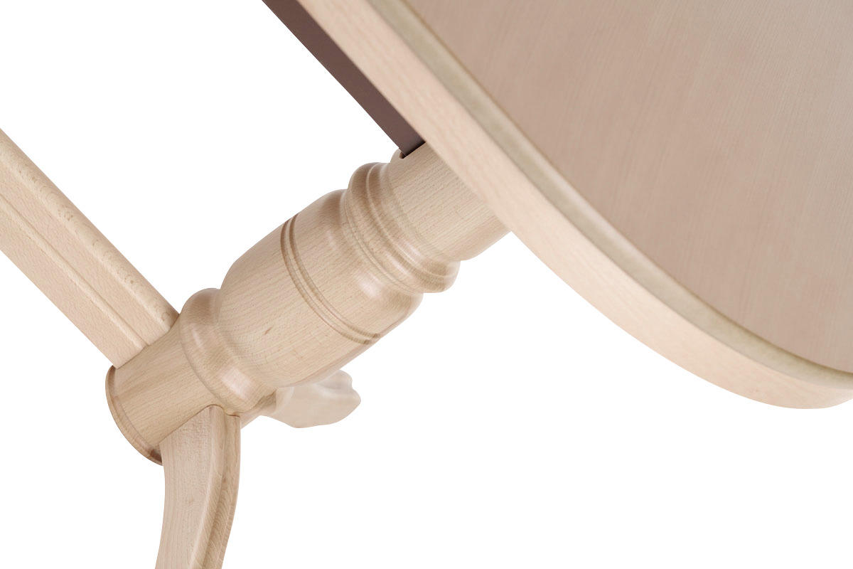 COUCHTISCH furniert, massiv 120-160/75/56-72 cm oval Buchefarben  - Buchefarben, Design, Holz/Holzwerkstoff (120-160/75/56-72cm) - MID.YOU