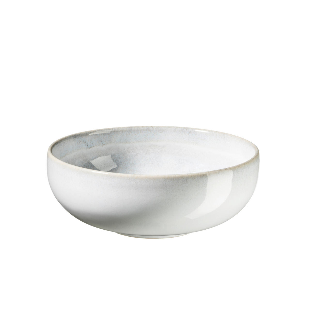 SNACKSCHALENSET TIEFER SEE   - Hellgrau/Weiß, Basics, Keramik (12,3/4,7cm) - Gipfelstück