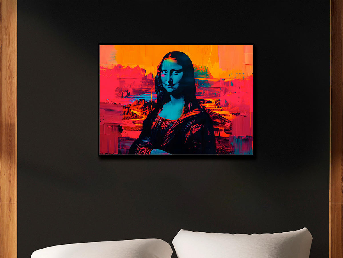 OBRAZ NA SKLE, ženy, 50/70 cm  - černá/vícebarevná, Lifestyle, kompozitní dřevo/sklo (50/70cm) - Monee