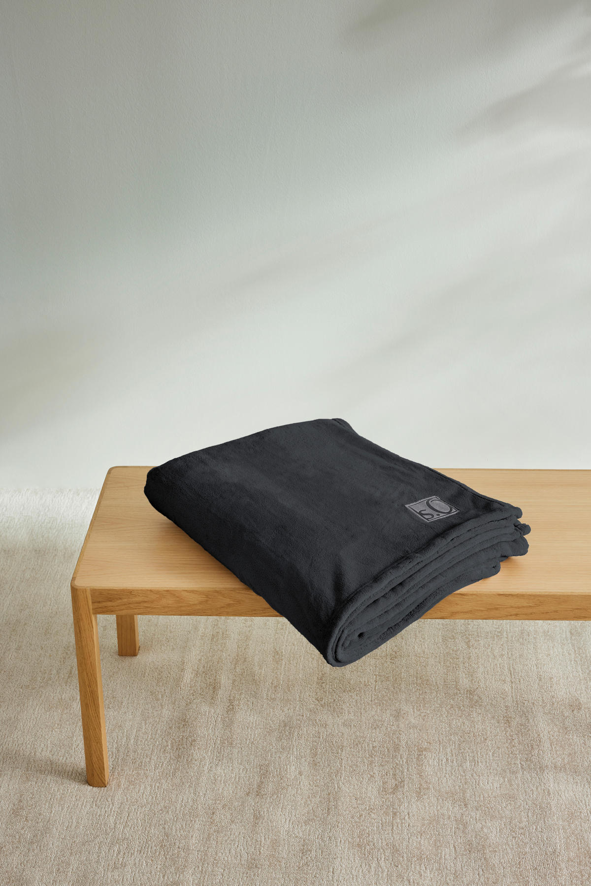 DEKORATIVNA ODEJA 150/200 cm antracit  - antracit, Basics, tekstil (150/200cm) - S. Oliver