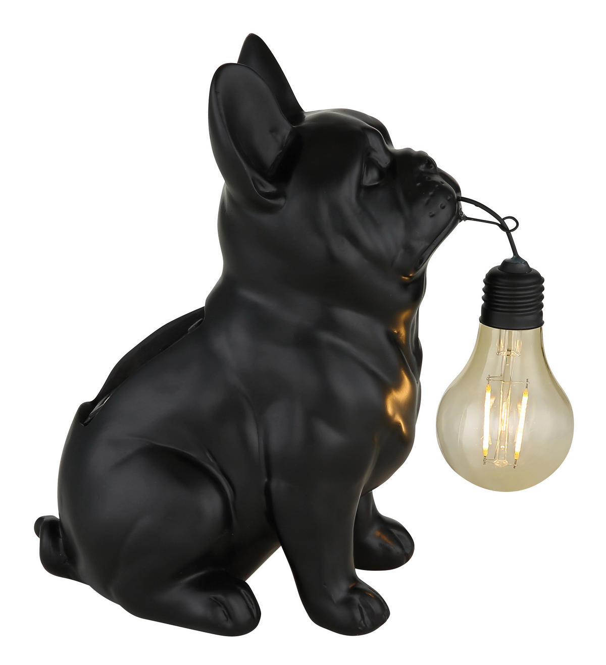 SOLARLEUCHTE Greenday 23/11,8/23,5 cm  - Schwarz/Orange, Design, Kunststoff (23/11,8/23,5cm) - Globo