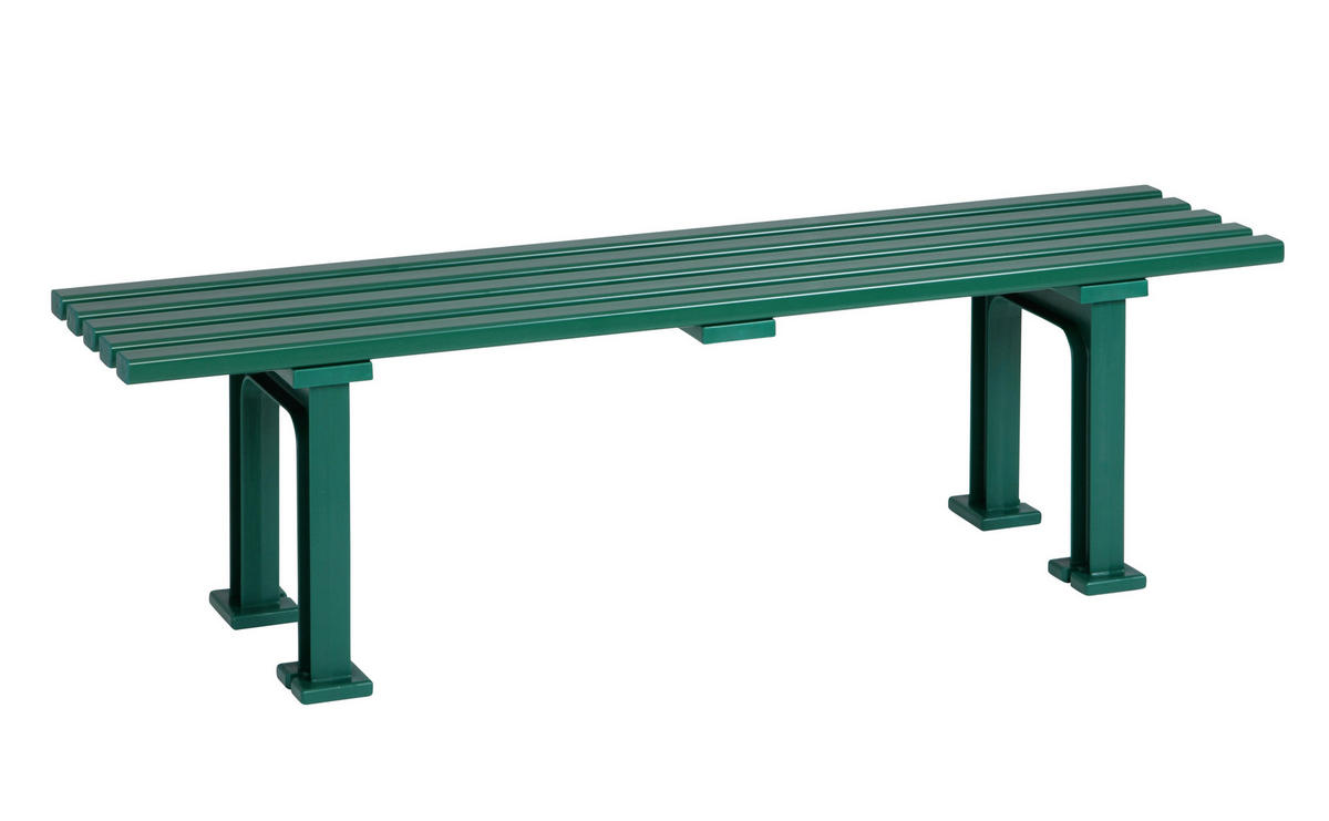 GARTENBANK 150/42/37 cm   - Grün, Basics, Kunststoff (150/42/37cm) - Modante