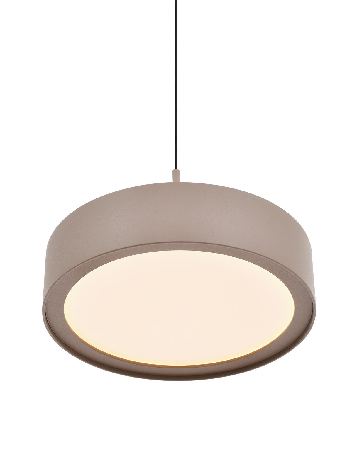 LED-HÄNGELEUCHTE Valensole 17,5/150/17,5 cm  - Sandfarben, Design, Metall (17,5/150/17,5cm)