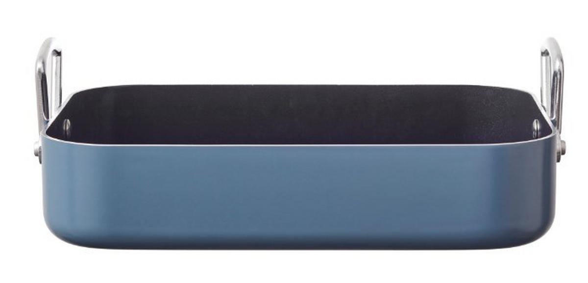 Ugnsgryta   - stålfärgad/pastellblå, Design, metall (26,74/7,6/35,5cm) - Tareq Taylor