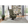 RELAXSESSEL TYCOON V Flachgewebe    - Chromfarben/Khaki, KONVENTIONELL, Textil/Metall (74/112/82cm) - Sit & More