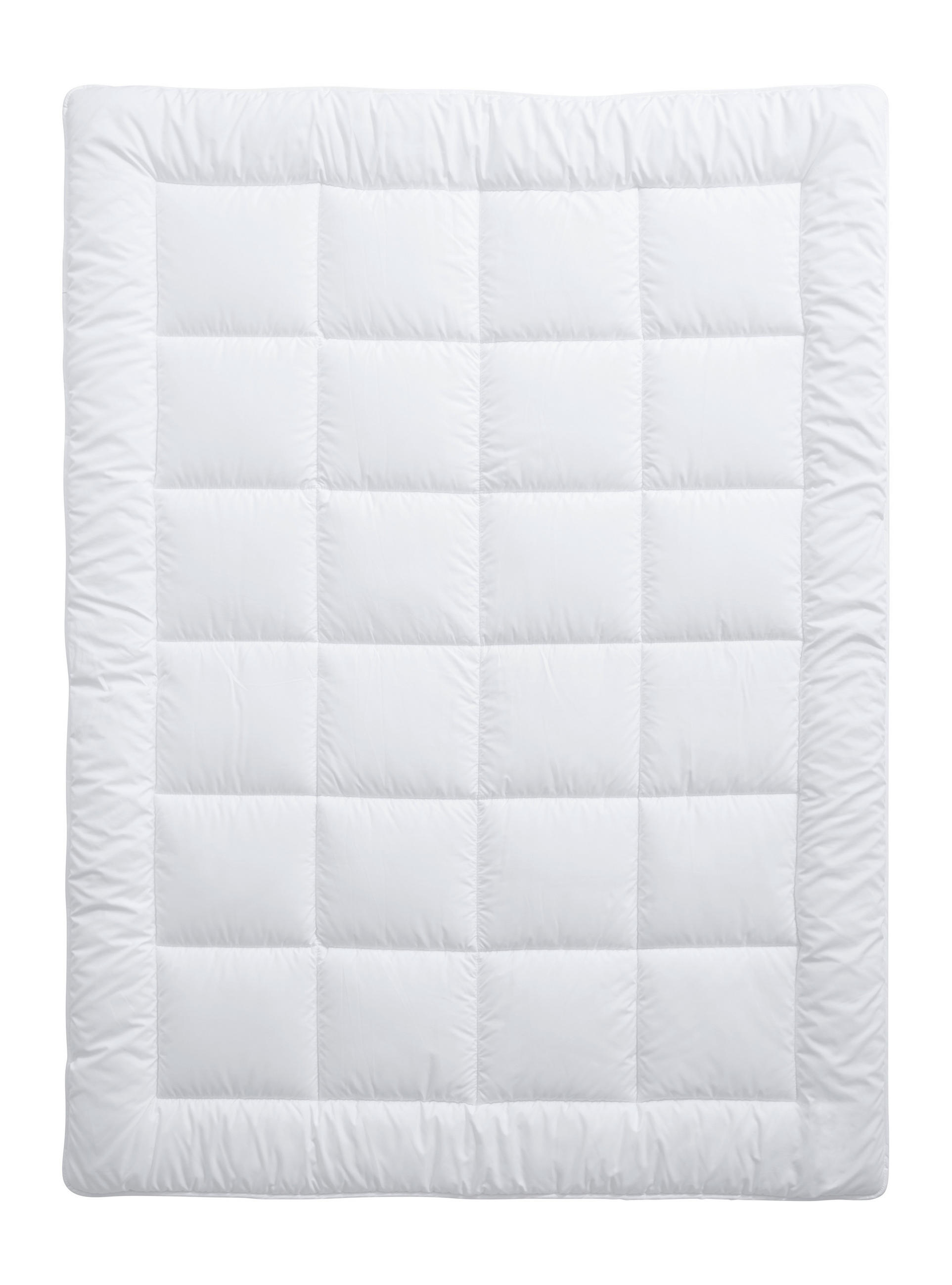 GANZJAHRESDUVET 160/210 cm CLIVIA  - Weiss, Basics, Textil (160/210cm) - Billerbeck