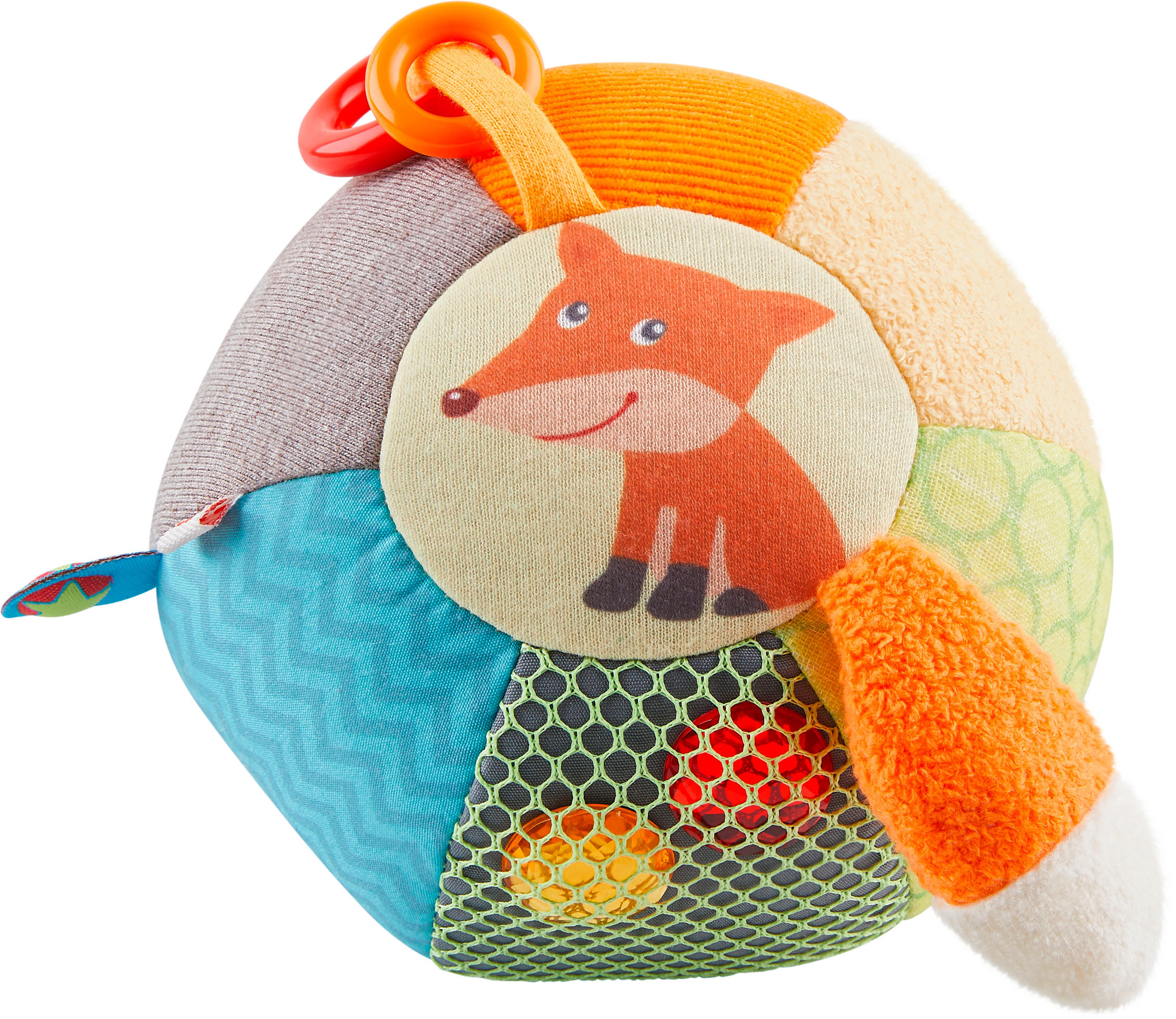 STOFFBALL - Multicolor, Basics, Textil (10cm) - Haba