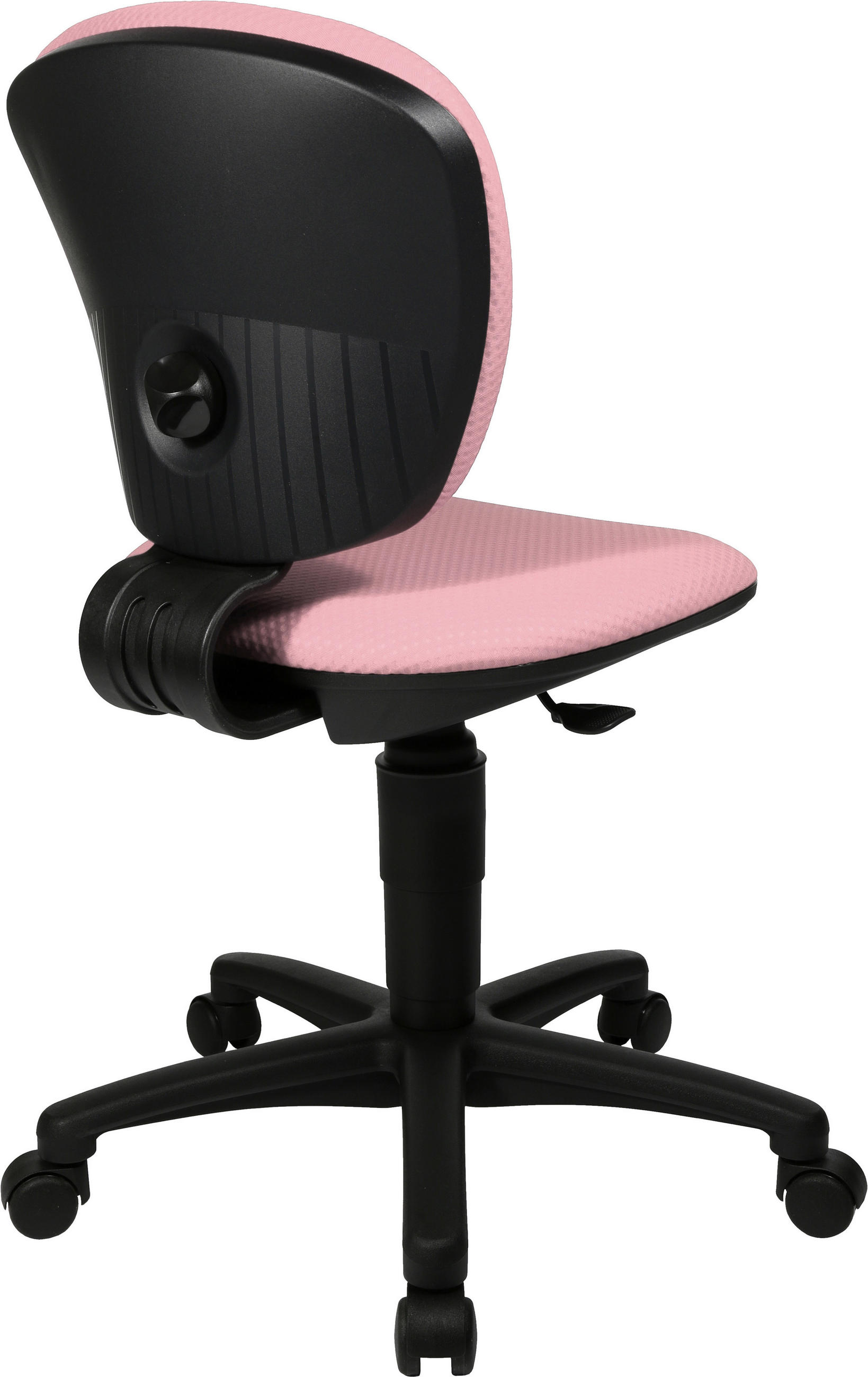 JUGENDDREHSTUHL Rosa, Schwarz  - Schwarz/Rosa, Basics, Kunststoff/Textil (40/40-49/38cm) - Xora