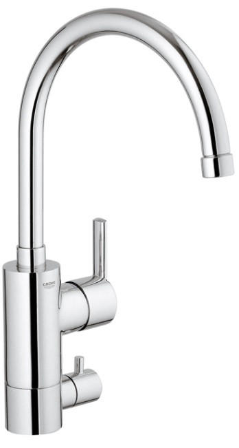 KÖKSBLANDARE - stålfärgad, metall (5,4/39,9/5,4cm) - Grohe