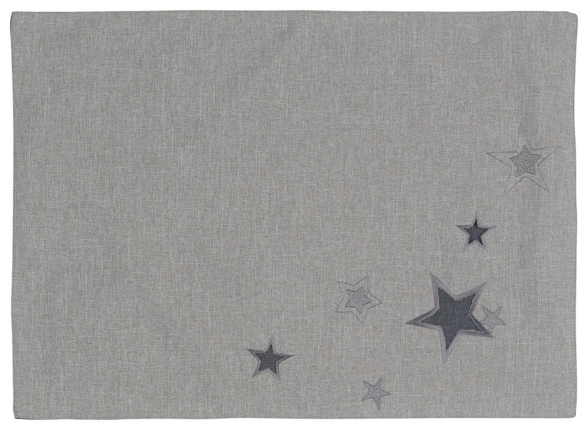 PRESTIERANIE, polyester, 35/50 cm - sivá/antracitová, Lifestyle, textil (35/50cm) - X-Mas