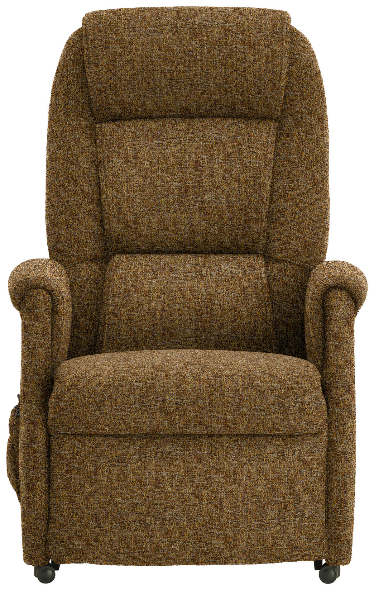 FERNSEHSESSEL in Flachgewebe Karamell  - Karamell/Schwarz, KONVENTIONELL, Kunststoff/Textil (69/105/82cm) - Himolla