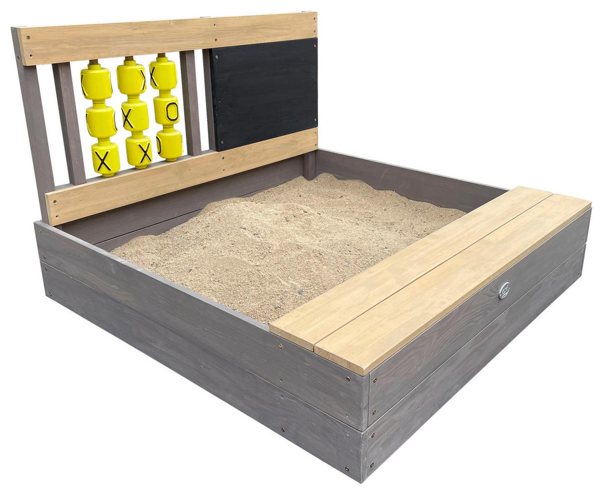 SANDKASTEN  - Braun/Grau, Konventionell, Holz (100/65,5/100cm)