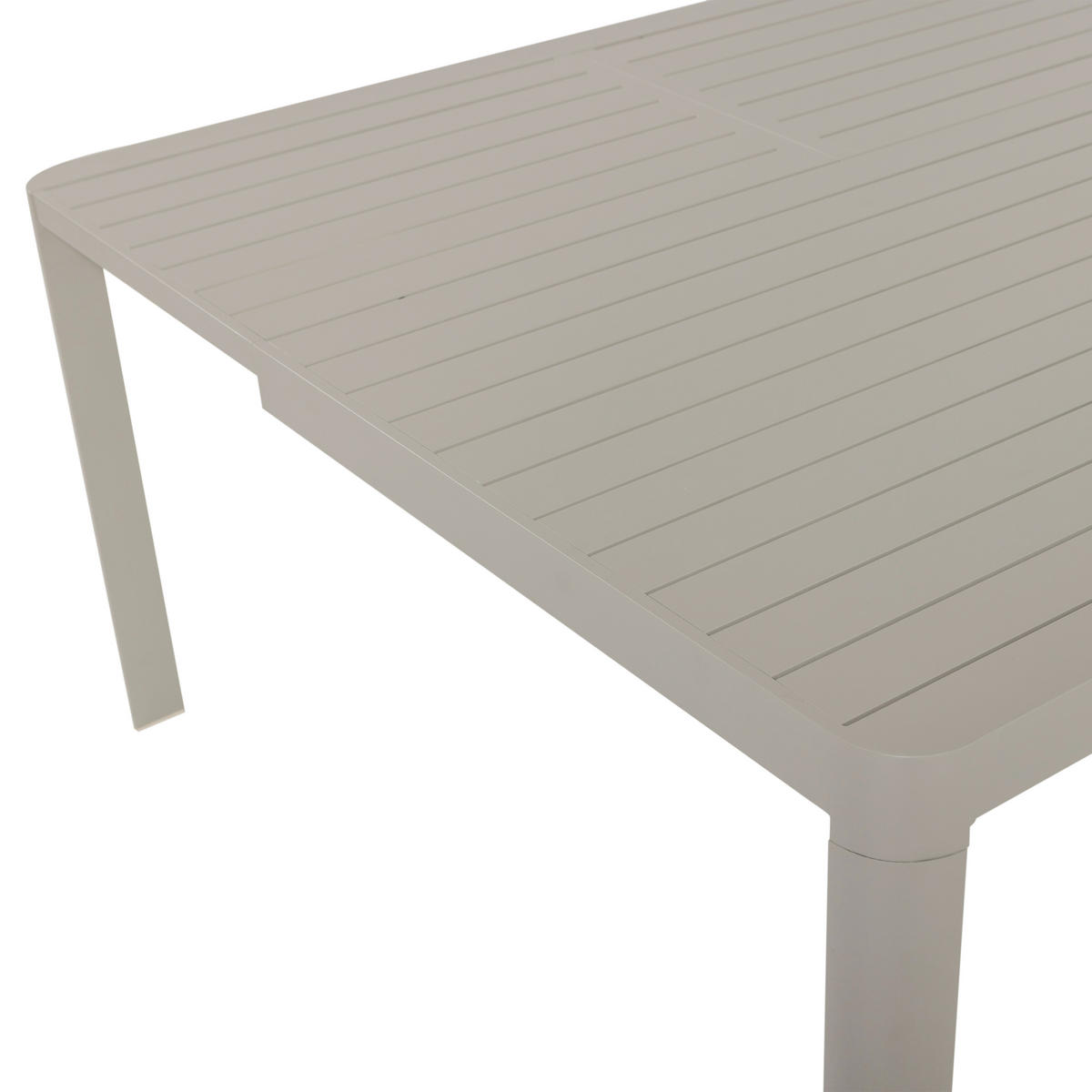 GARTENTISCH 97-150/150/76 cm Metall rechteckig  - Sandfarben, MODERN, Metall (97-150/150/76cm) - Livetastic