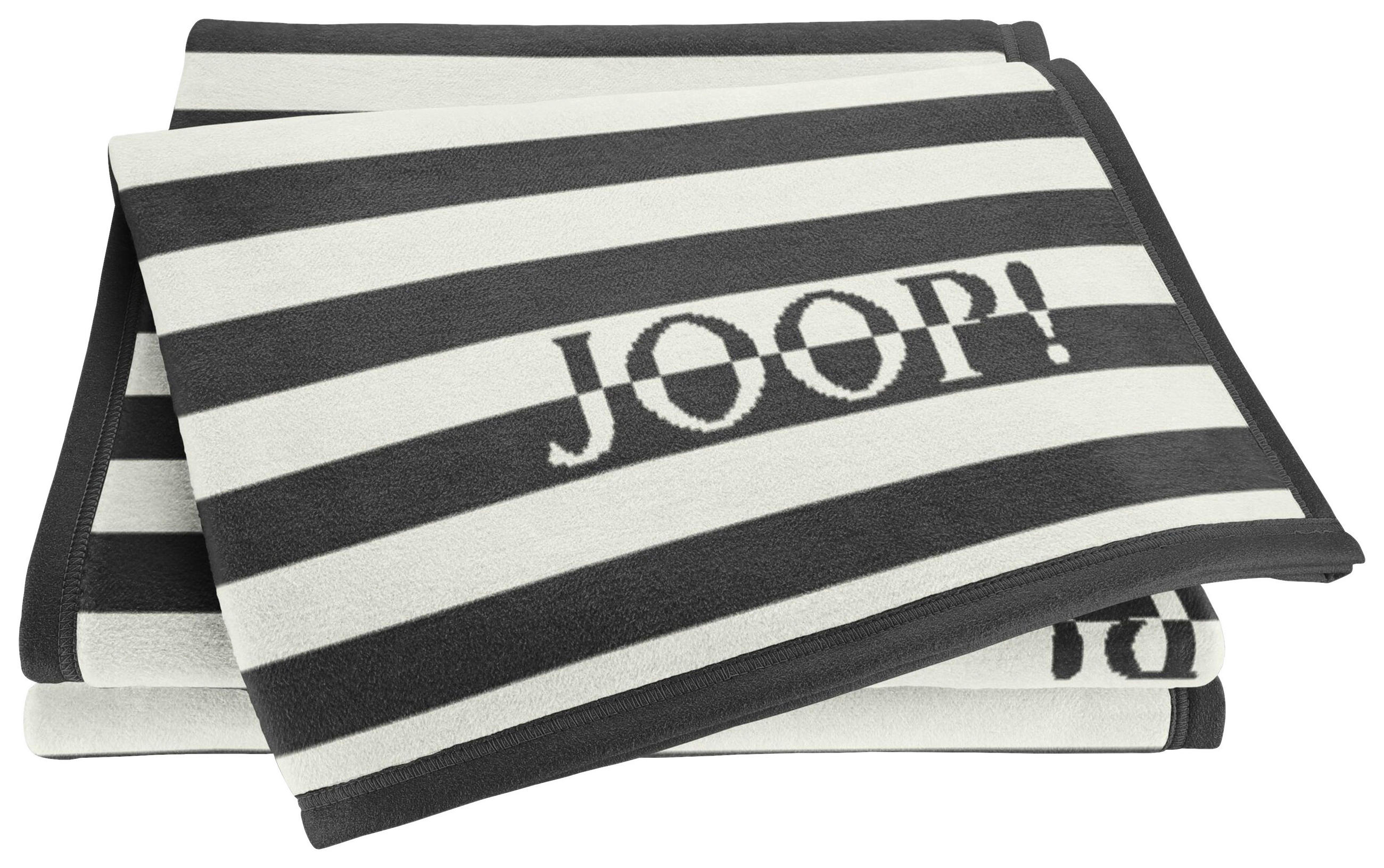 DECKE 130/160 cm  - Weiß/Grau, Design, Textil (130/160cm) - Joop!