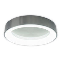 LED-DECKENLEUCHTE Multo 46,5 cm  - Grau, Basics, Kunststoff/Metall (46,5cm) - Näve