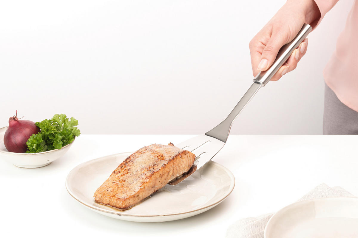 TÁLALÓKANÁL - nemesacél, Basics, fém (0.129kg) - Brabantia