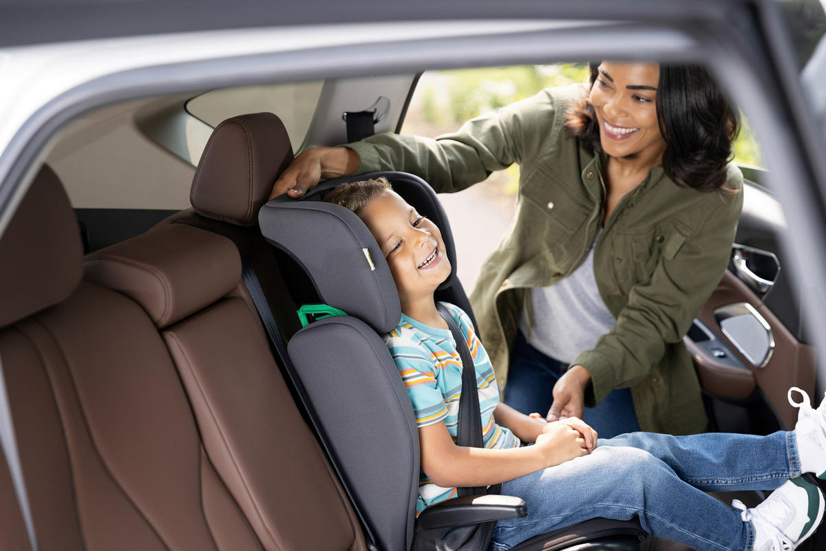 KINDERAUTOSITZ Junior Maxi R129  - Dunkelgrau, Basics, Kunststoff/Textil (39/46,3/64,5-85,5cm) - Graco