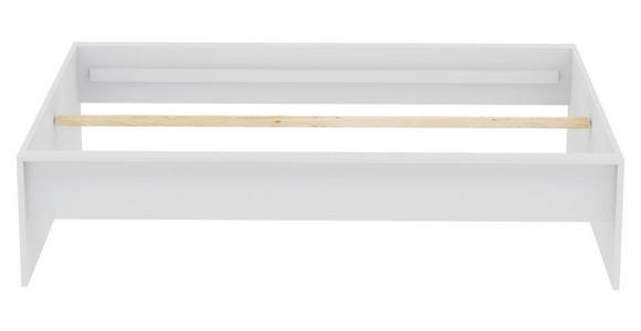 BETTRAHMEN 140/200 cm  in Weiß  - Weiß, KONVENTIONELL, Holzwerkstoff (140/200cm) - Hom`in