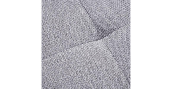 ECKSOFA in Chenille Grau  - Schwarz/Grau, MODERN, Textil/Metall (182/290cm) - Hom`in