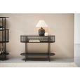 KONSOLENTISCH Schwarz  - Schwarz, Trend, Holzwerkstoff/Metall (110/39/76cm) - Xora