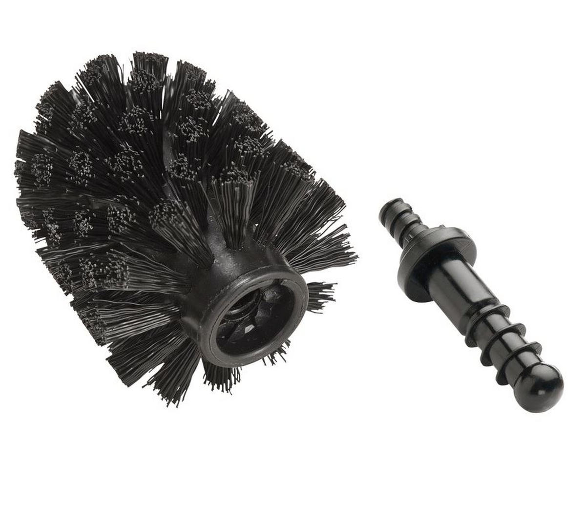 ERSATZBÜRSTENKOPF in   Kunststoff  - Schwarz, Basics, Kunststoff (6,5/8,5/6,5cm) - Wenko