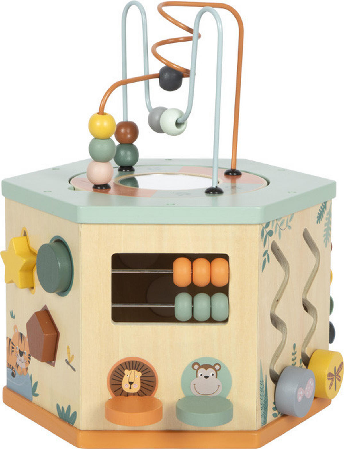 MOTORIKSPIEL Safari  - Multicolor, Basics, Holz/Kunststoff (25/29/22cm) - small foot