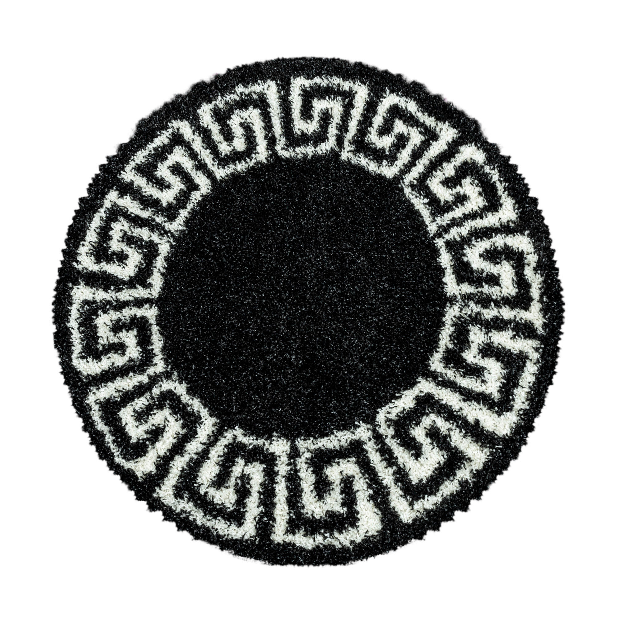 HOCHFLORTEPPICH gewebt Anthrazit - Anthrazit, Design, Textil (80cm) - Novel