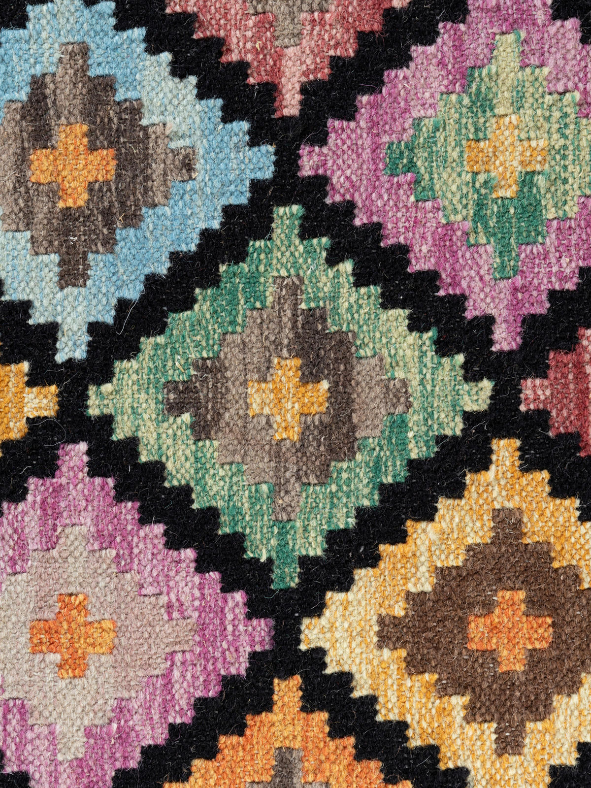 ORIENTTEPPICH 200/290 cm Kamal Multicolor, Schwarz  - Multicolor/Schwarz, Design, Textil (200/290cm)