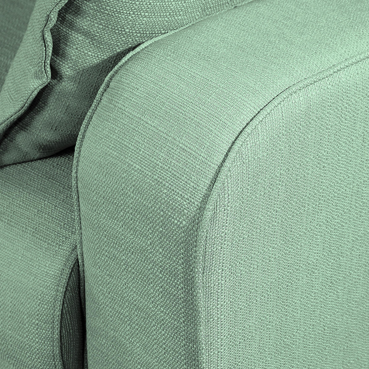ECKSOFA Beata Mintgrün Mikrofaser  - Wengefarben/Mintgrün, Design, Holz/Textil (150/230cm) - Livetastic