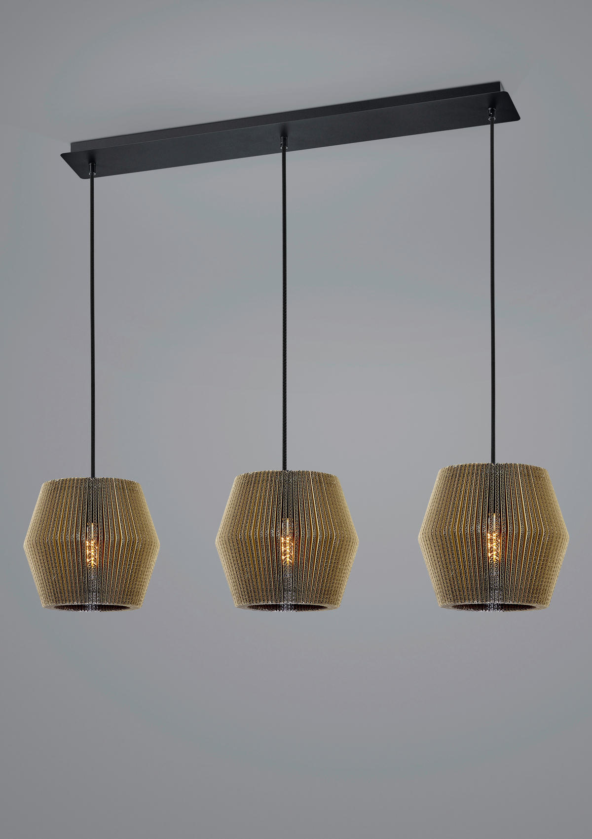HÄNGELEUCHTE 100/10/150 cm  - Naturfarben, MODERN, Karton (100/10/150cm) - Hell