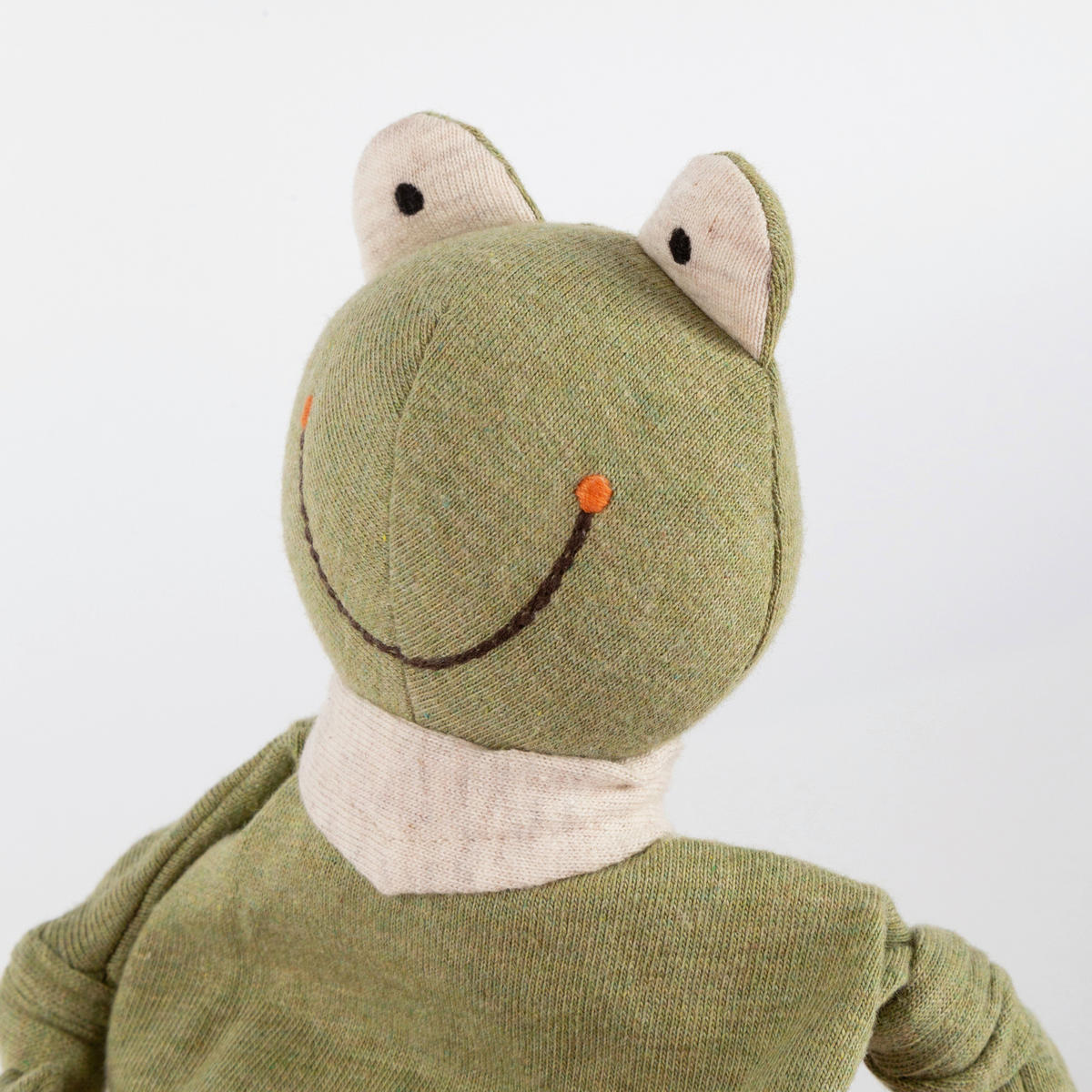 SCHMUSETUCH - Weiß/Olivgrün, Basics, Textil (18/14/8cm) - Sigikid