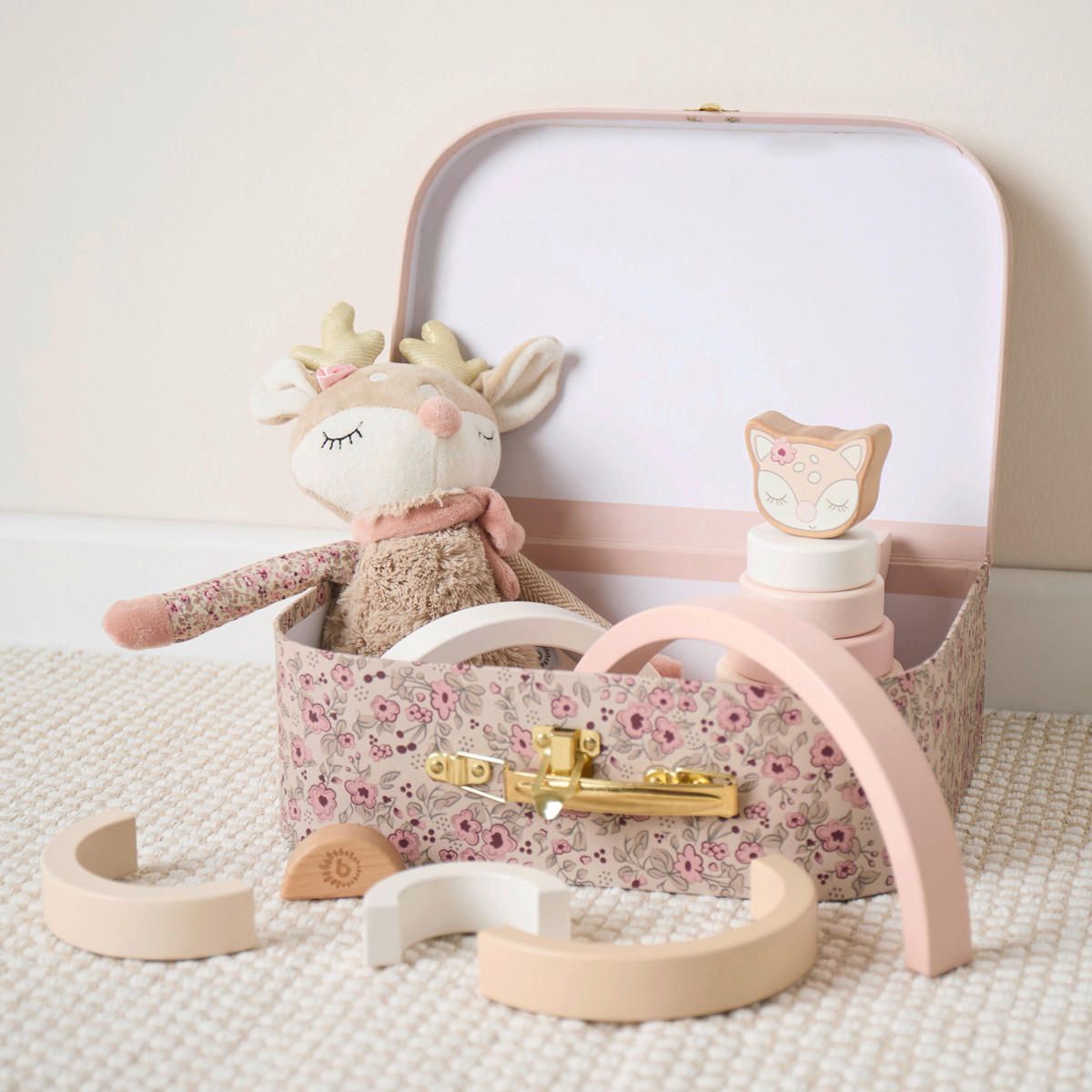 SPIELKOFFER - Rosa, Basics, Papier (21/9,5/30cm)