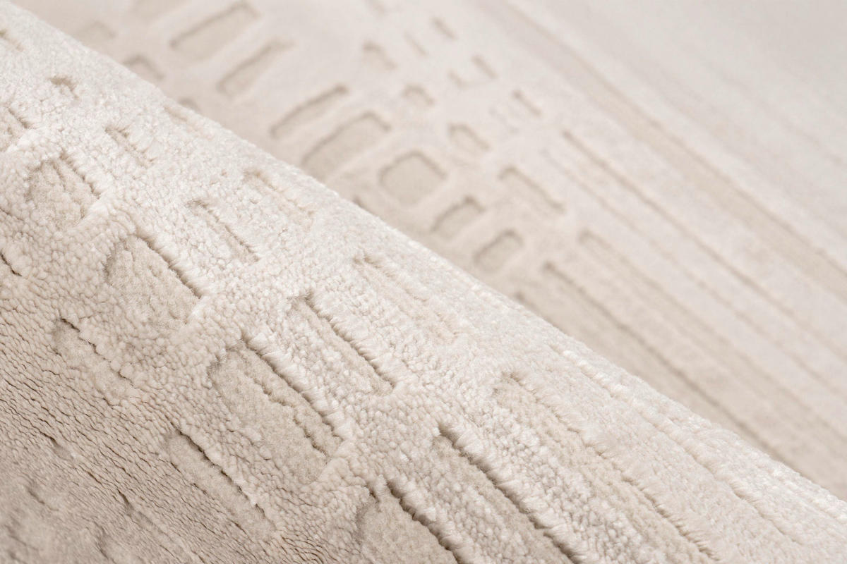 WEBTEPPICH 160/230 cm Nancy Beige  - Beige, KONVENTIONELL, Textil (160/230cm) - Pierre Cardin