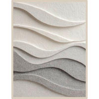 AKUSTIKBILD Abstraktes 90/120 cm  - Multicolor, Basics, Holz (90/120cm) - Euroart