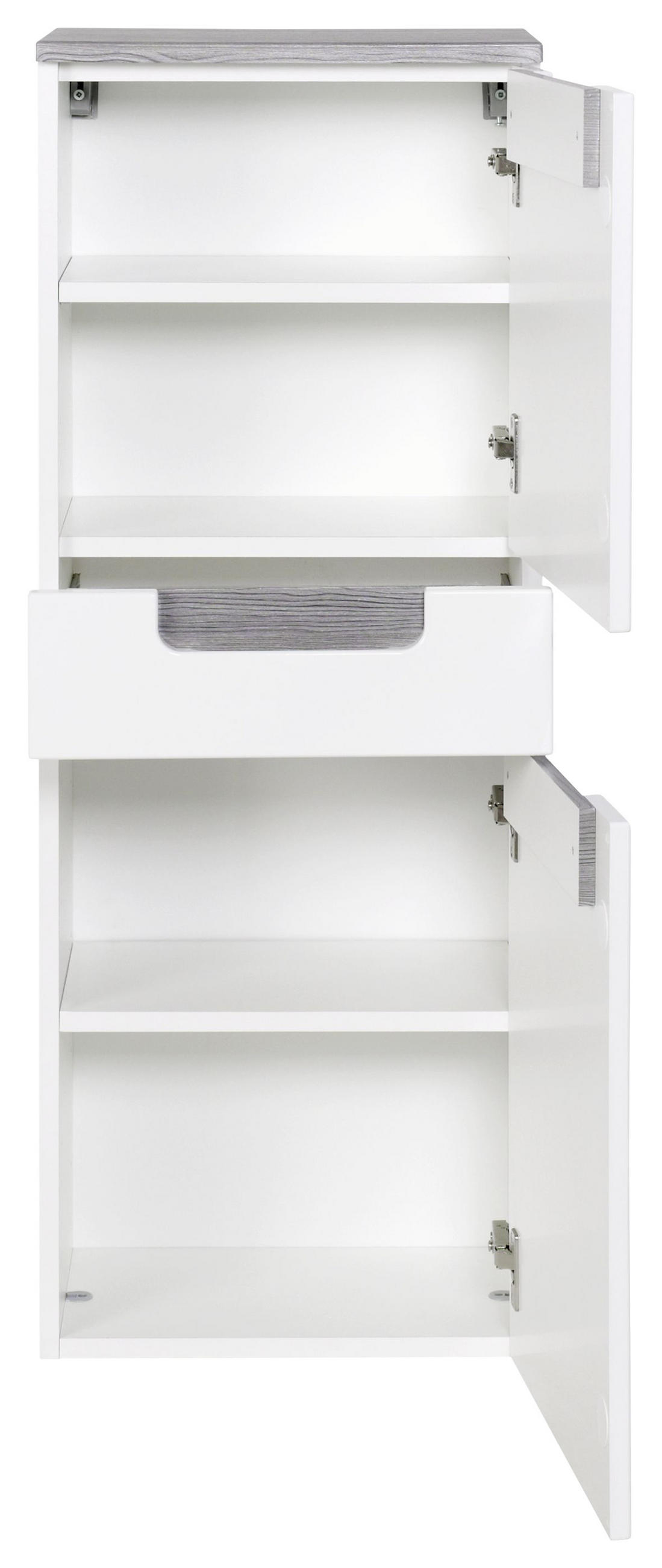 UNTERSCHRANK 40/105/27 cm   - Anthrazit/Weiß, MODERN, Holzwerkstoff (40/105/27cm) - Held
