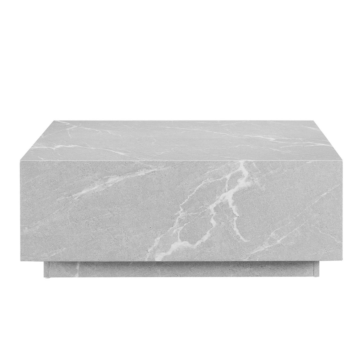 COUCHTISCH in Holzwerkstoff 90/90/35 cm  - Grau, Design, Holzwerkstoff (90/90/35cm) - Livetastic