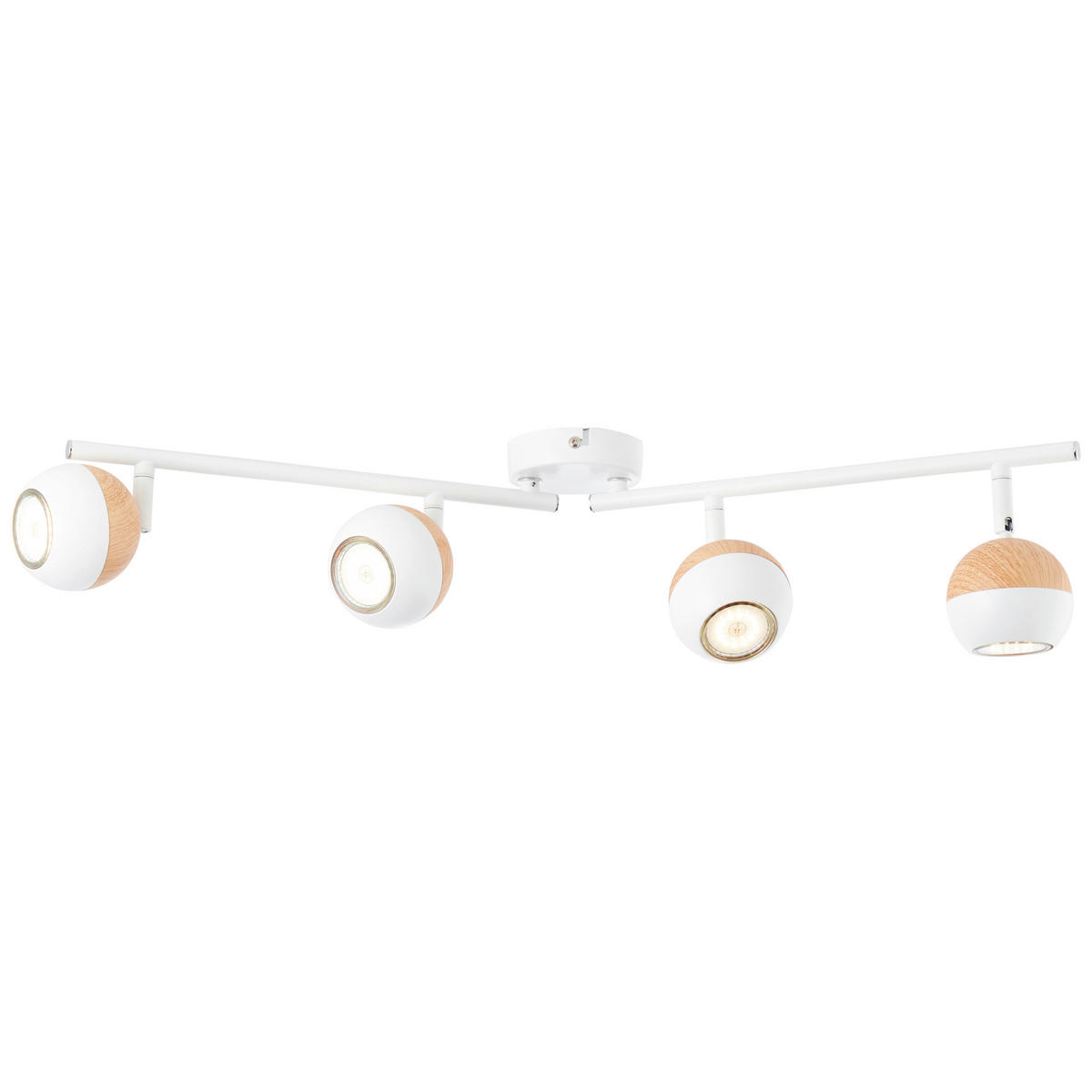 DECKENLEUCHTE    75/12,5/8 cm  - Weiss, Basics, Metall (75/12,5/8cm) - Brilliant